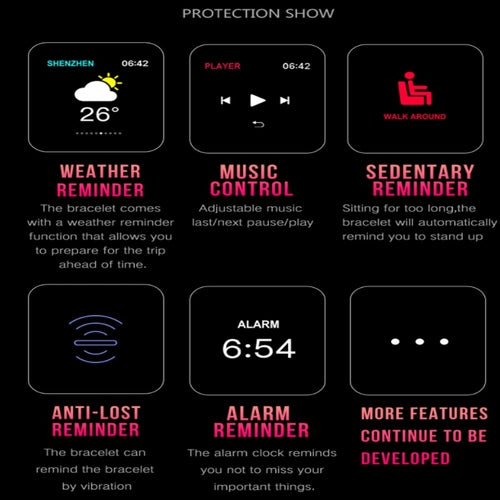 Reloj inteligente Smart Fit para bienestar total y actividad deportiva